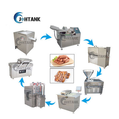 মাংস সসেজ উত্পাদন লাইন খাদ্য ম্যাসেজিং Marinating টাম্বলিং