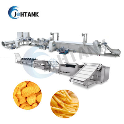 CE স্বয়ংক্রিয় আলু ওয়েফার মেকিং মেশিন 1000kg/H
