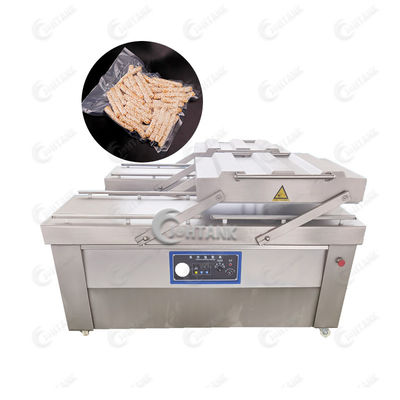 2kW ডাবল চেম্বার ভ্যাকুয়াম প্যাকেজিং মেশিন 220V 380V