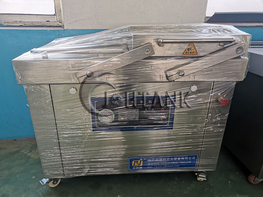 2kW ডাবল চেম্বার ভ্যাকুয়াম প্যাকেজিং মেশিন 220V 380V
