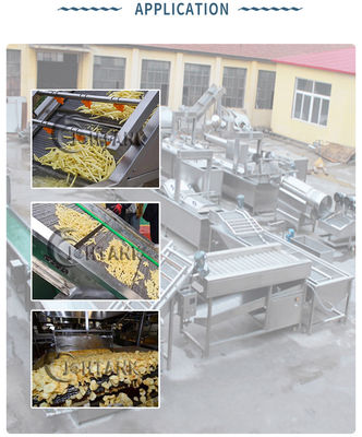500kg/H আলু চিপস উৎপাদন লাইন, ছোট ব্যবসার জন্য আলুর চিপস মেকিং মেশিন