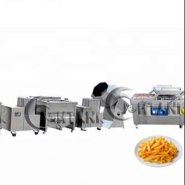 220V 380V ছোট আকারের আলুর চিপস তৈরির লাইন 8 সেট